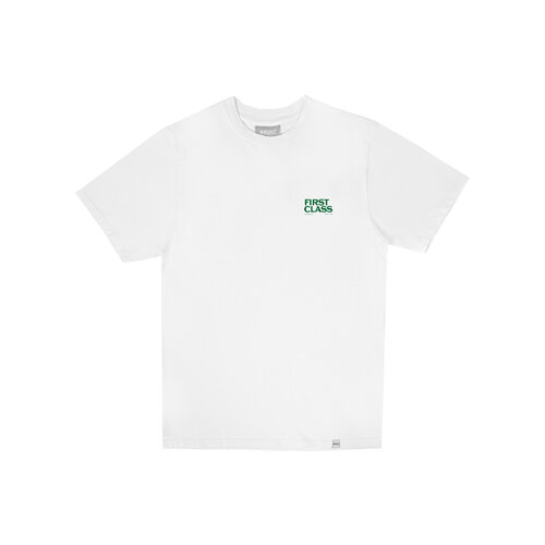 First Class Tee White Green BT2400 010