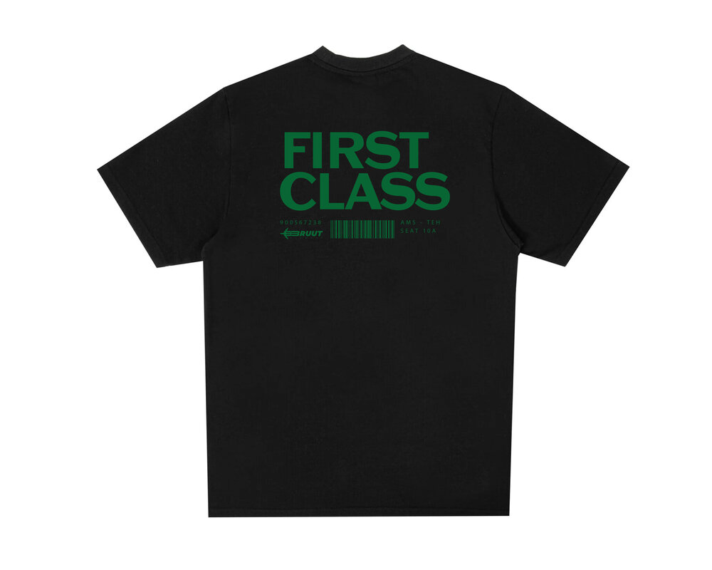 Bruut First Class Tee Black Green BT2400 011