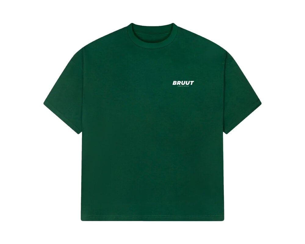 Bruut CFWU Tee Green White BT2400 020