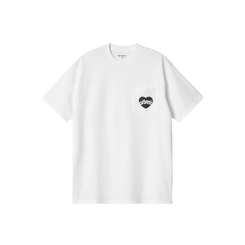 SS Amour Pocket T shirt White Black I033675.00A.XX.03