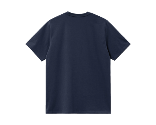 Carhartt WIP SS American Script Air Force Blue I029956.29L.XX.03