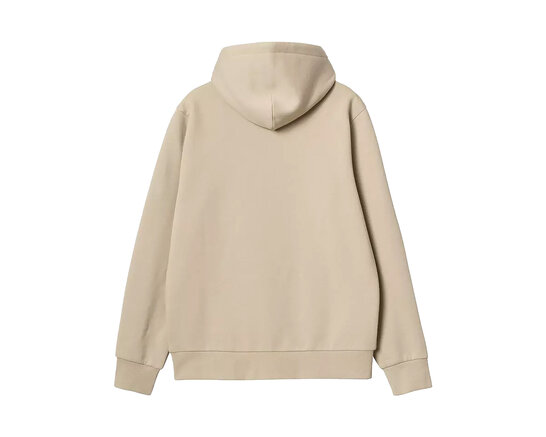 Carhartt WIP Hooded Script Embroidery Sweat Wall Black I033658.AW.XX.03