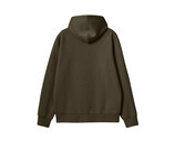 Carhartt WIP Hooded Script Embroidery Sweat Cypress White