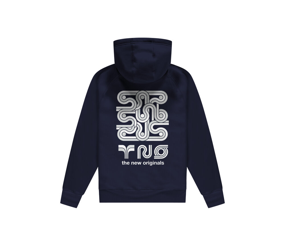 The New Originals Supergraphic Hoodie Navy Blue TNO378