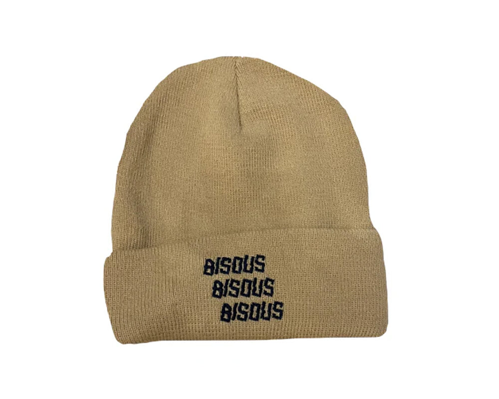 Bisous Beanie Bisous x3 Sand FW24 13