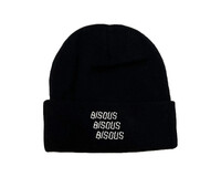 Bisous Beanie Bisous x3 Navy FW24 12