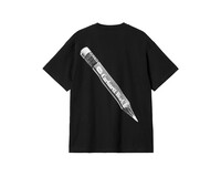 Carhartt WIP SS WIP Pencil T-Shirt Black White I033960.0D2.XX.03