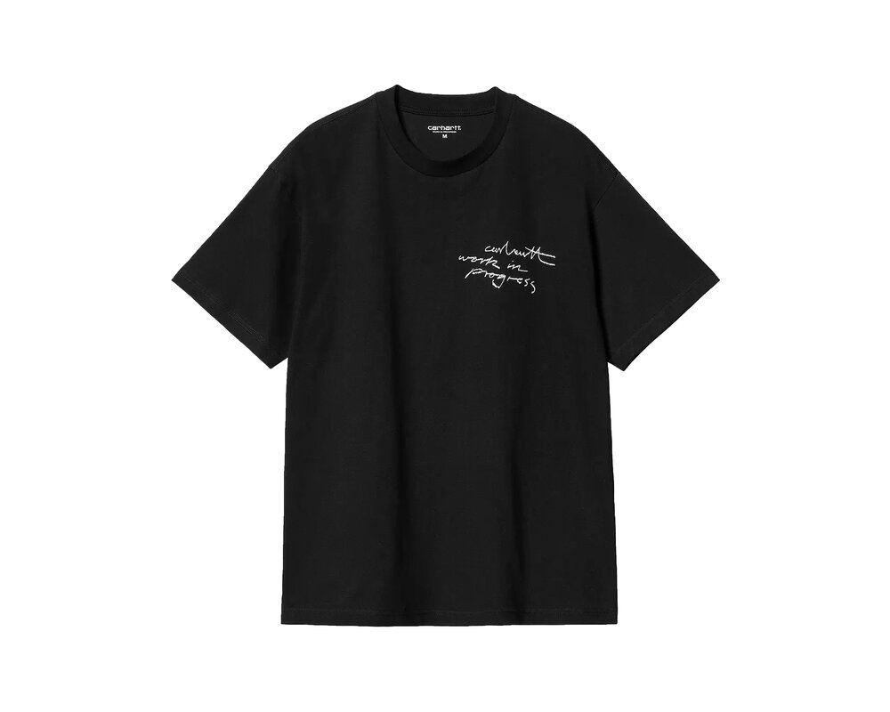 Carhartt WIP SS WIP Pencil T-Shirt Black White I033960.0D2.XX.03