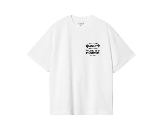 Carhartt WIP SS Body Of Work T-Shirt White Black I034042.00A.XX.03