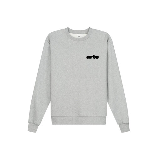 Blur Flower Crewneck Grey AW24 131C