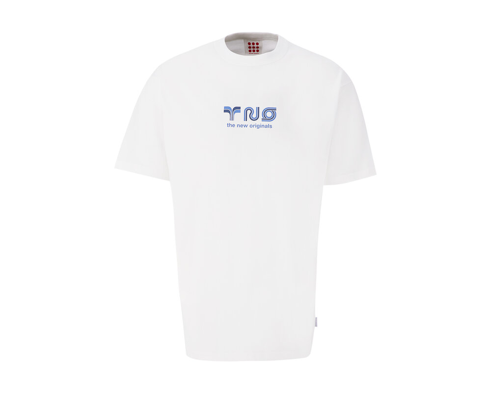 The New Originals Supergraphic Tee White Ombre Blue TNO384