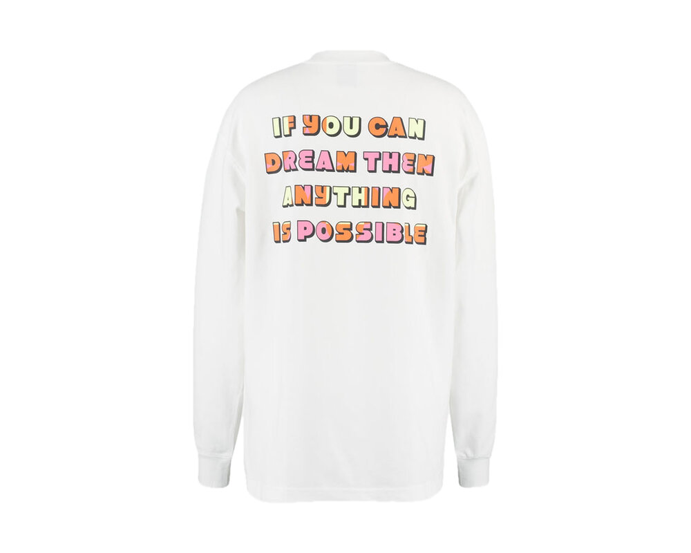 The North Face U TNF X Yinka Ilori Graphic Longsleeve Tee White NF0A89CAFN4