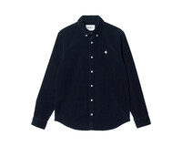 Carhartt WIP Madison Cord Long Sleeve Shirt Dark Navy Wax I029958.0CO.XX.03