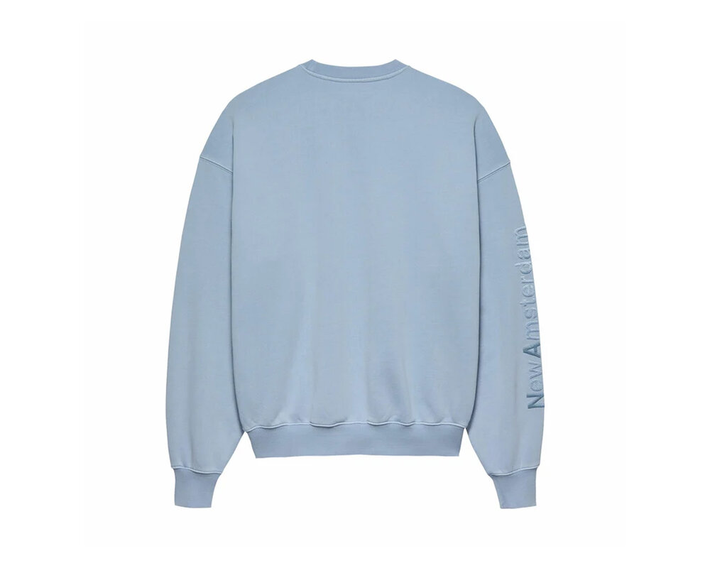 New Amsterdam Surf Association Logo Crewneck Tonal Skyway 2402091001