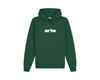 Arte Antwerp Embroidery Logo Hoodie Green AW24 138H