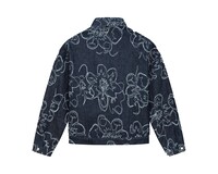 Arte Antwerp Flower Stitch Denim Jacket Navy AW24 064J