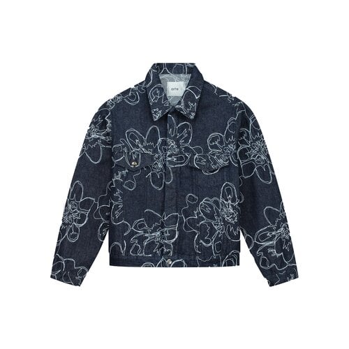 Flower Stitch Denim Jacket Navy AW24 064J