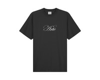 Arte Antwerp Script Logo T Shirt Black AW24 126T