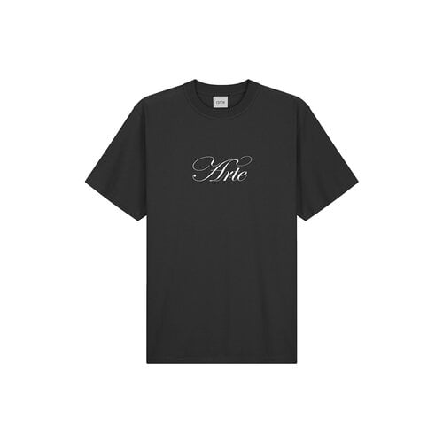 Script Logo T Shirt Black AW24 126T