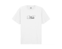 Arte Antwerp Script Logo T shirt White AW24 126T