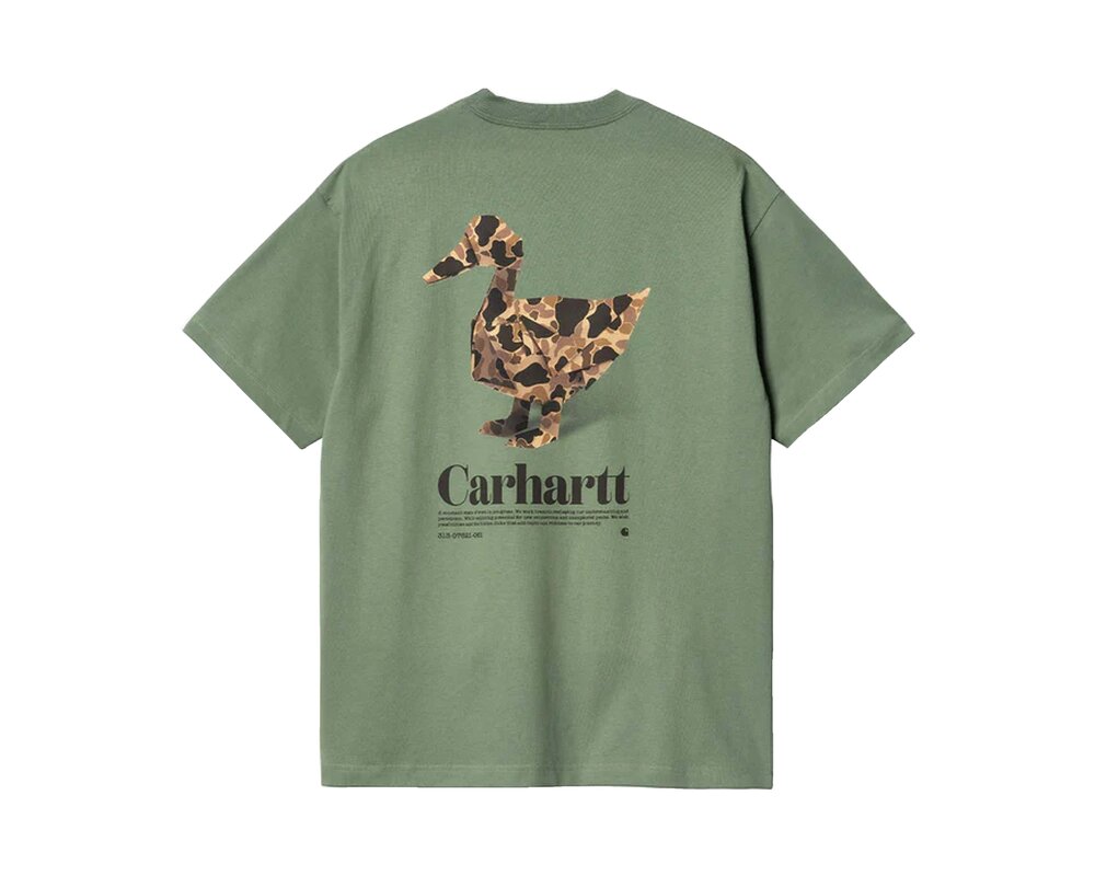 Carhartt WIP SS Fold Duck T Shirt Duck Green I033967.29N.XX.03