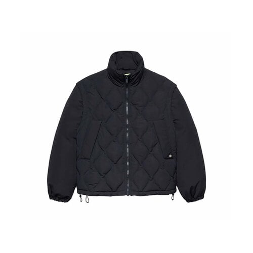 Detachable Sleeves Quilted Jacket 2402001001