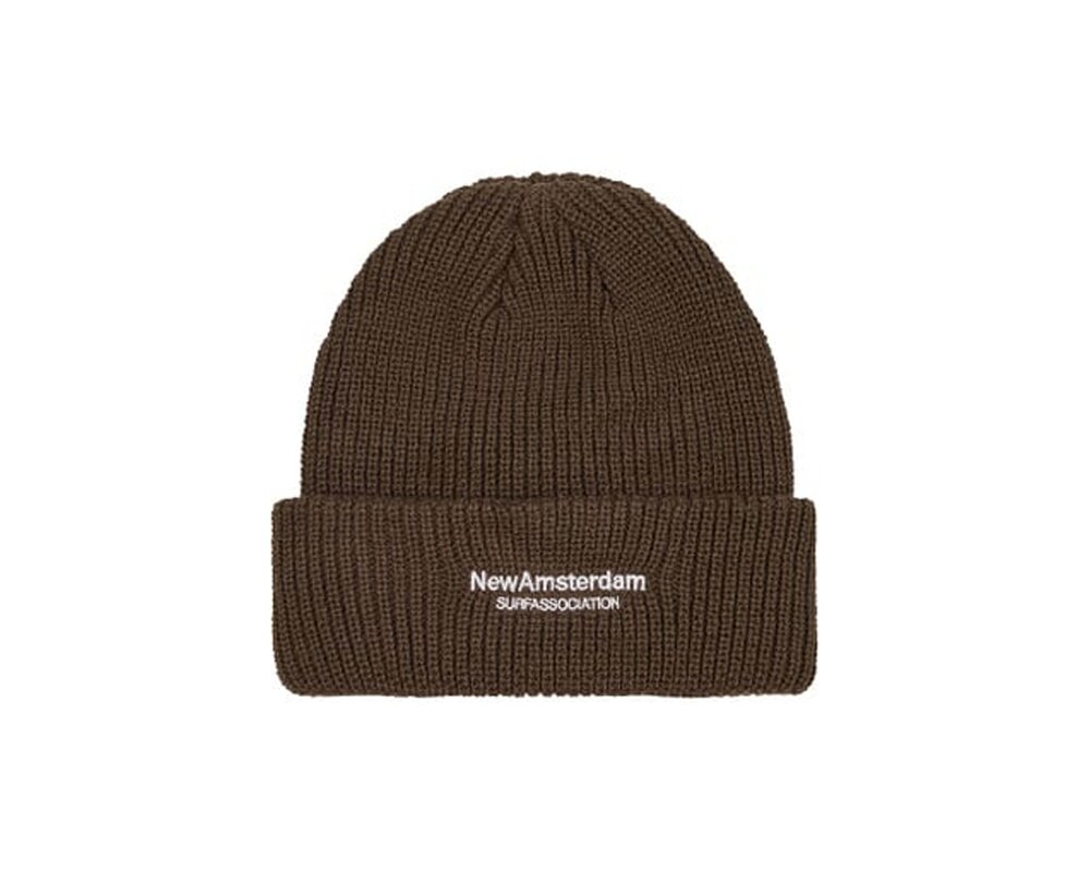 New Amsterdam Surf Association Logo Beanie Potting Soil 2402156001