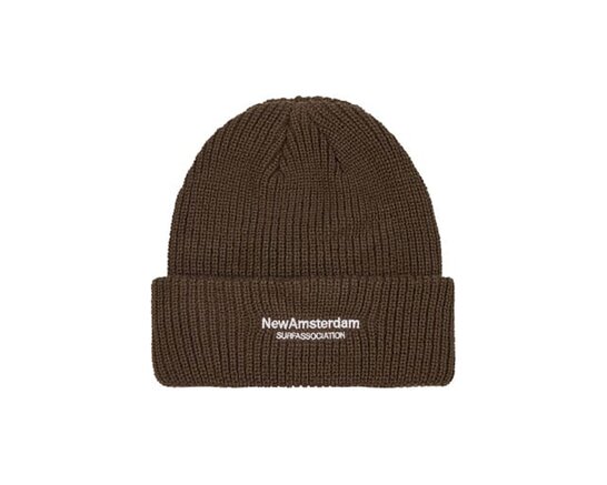 Logo Beanie Potting Soil 2402156001 New Amsterdam Surf Association Logo Beanie Potting Soil 2402156001