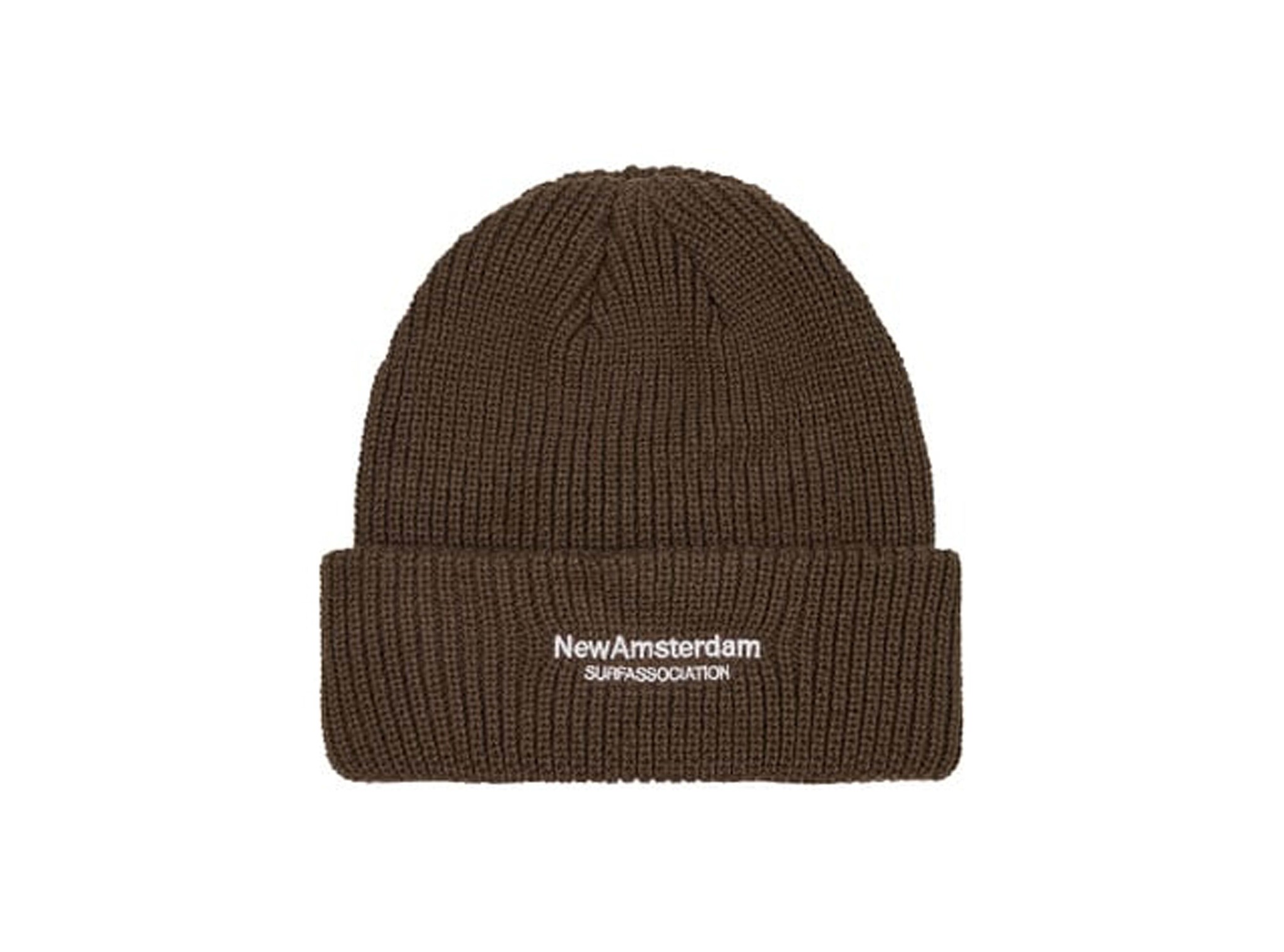 Logo Beanie Potting Soil 2402156001 New Amsterdam Surf Association Logo Beanie Potting Soil 2402156001