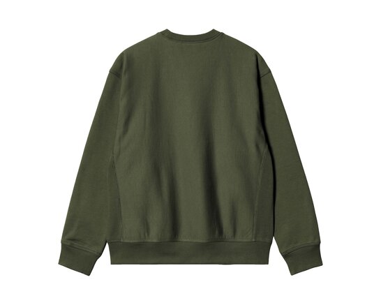 Carhartt WIP American Script Sweater Tarragon 38L6.8R1.2BR.XX.03