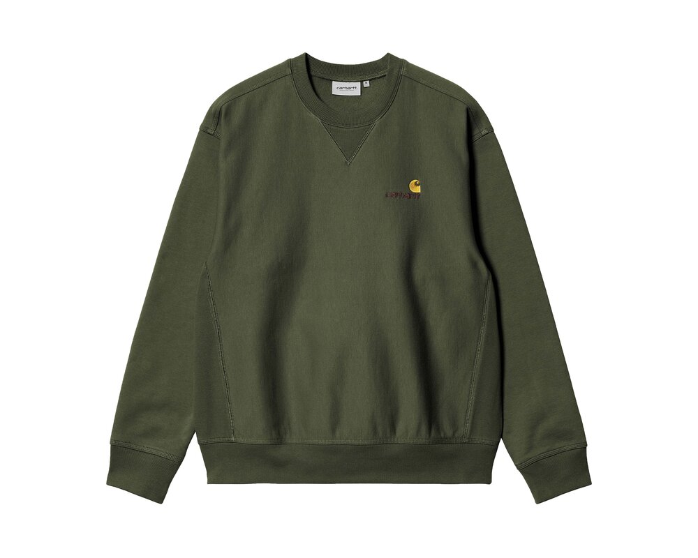 Carhartt WIP American Script Sweater Tarragon I025475.2BR.XX.03