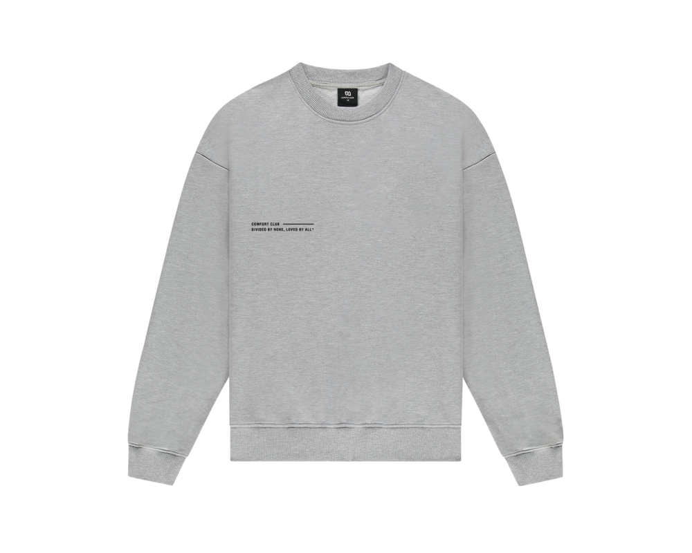 Comfort Club Key Basic Crewneck Light Gray Marl CCN2001 200