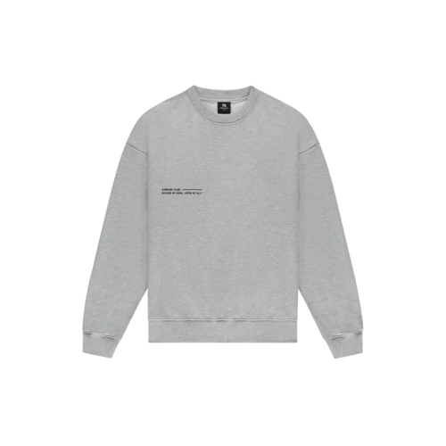 Key Basic Crewneck Light Gray Marl CCN2001 200