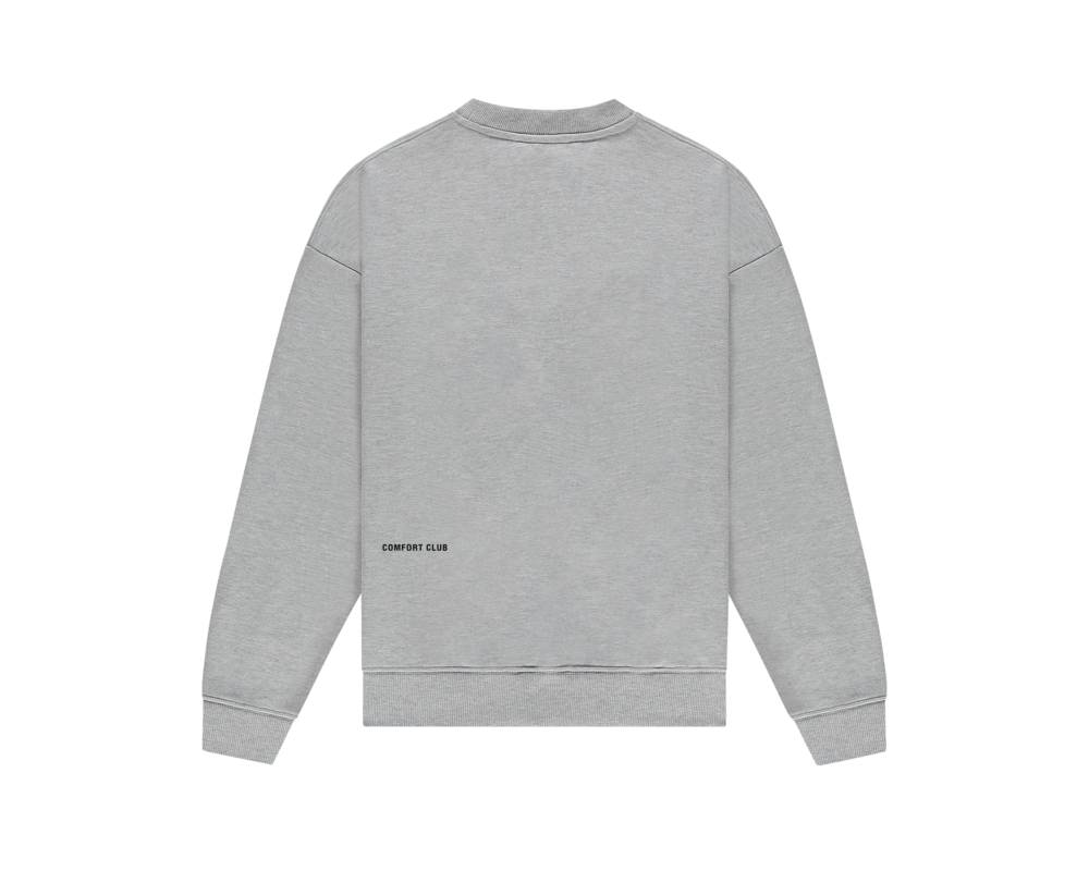 Comfort Club Key Basic Crewneck Light Gray Marl CCN2001 200