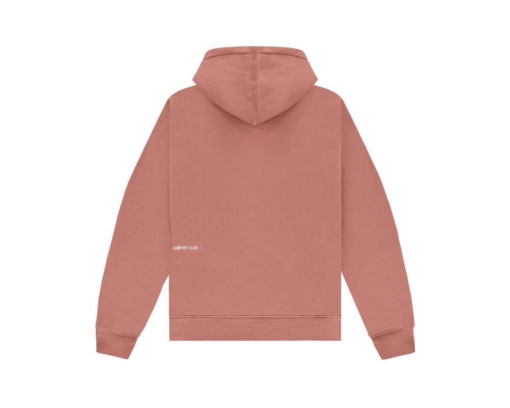 Comfort Club Key Basic Hoodie Red Clay CCN3001 400