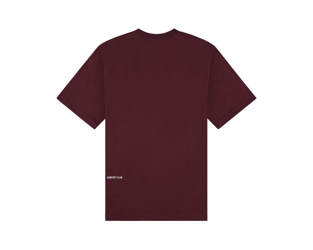 Comfort Club Key Basic Tee Burgundy CCN1001 401