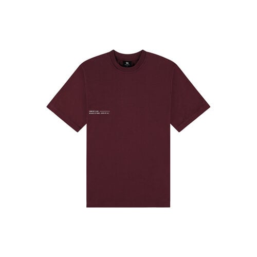 Key Basic Tee Burgundy CCN1001 401