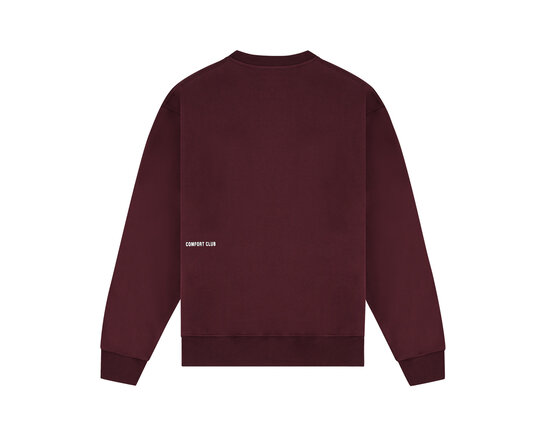 Comfort Club Key Basic Crewneck Burgundy CCN2001 401