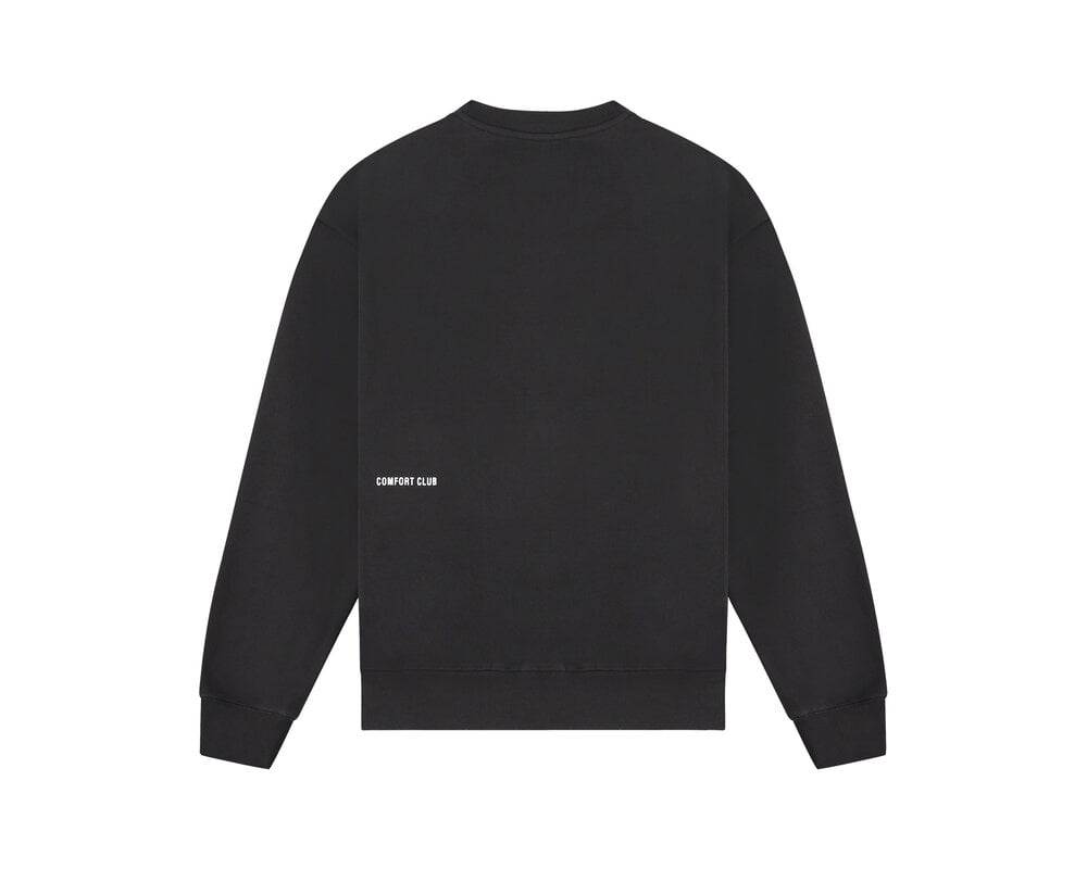 Comfort Club Key Basic Crewneck Black CCN2001 001