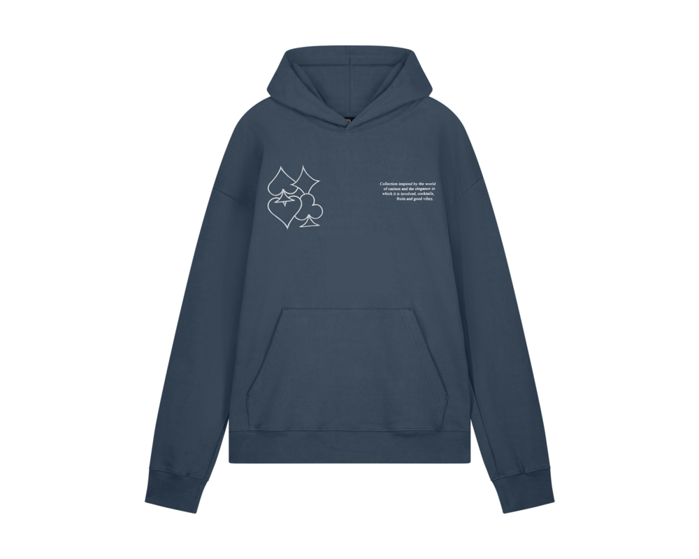 Comfort Club Royal Aces Hoodie Navy CC43005 600