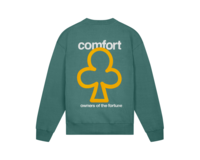 Comfort Club Clover Crewneck Teal CC42003 503