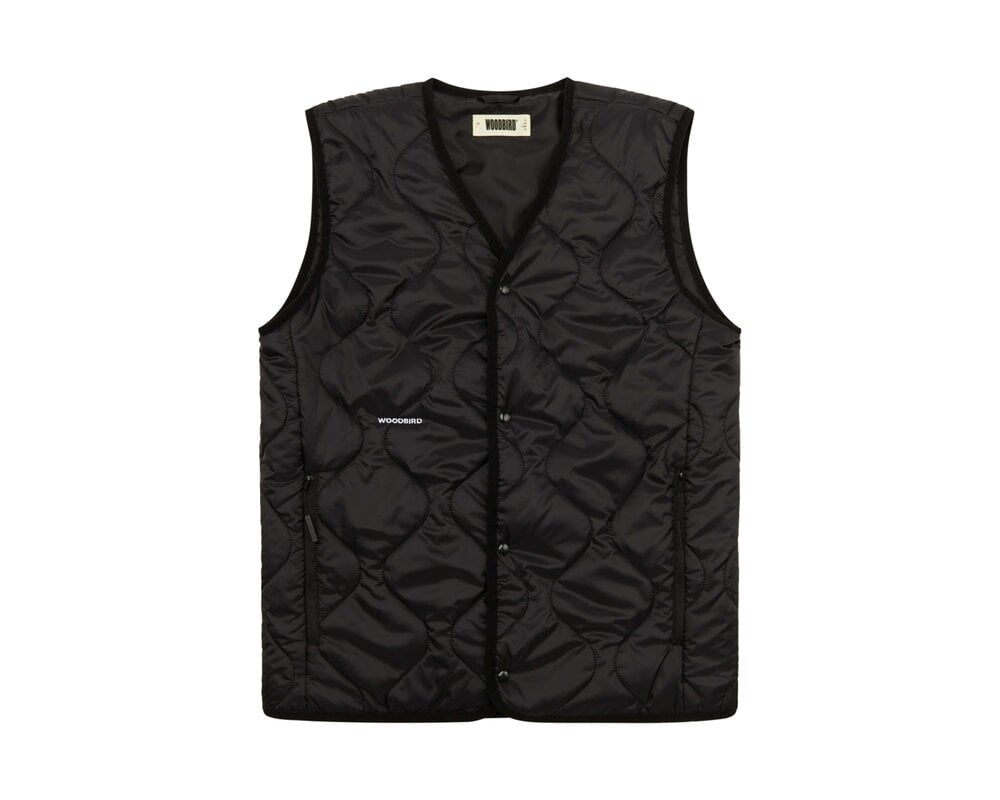 Woodbird WBTrails Quilt Vest Black 2436 971