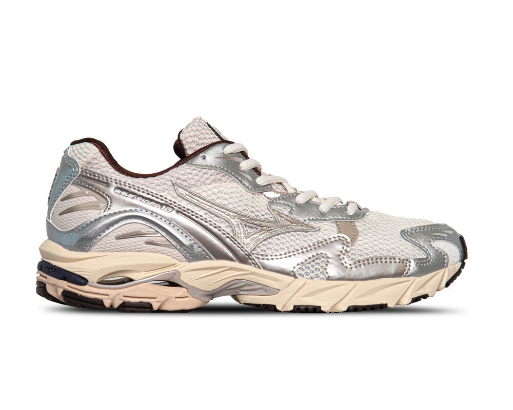 Mizuno Wave Rider 10 Snow White Silver Cloud Chicory D1GA243103