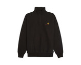 Carhartt WIP Half Zip American Script Sweat Black I027014.89.XX.03