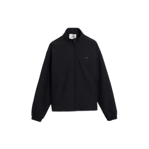 Green Logo Polyester Jacket Black SS25 177J
