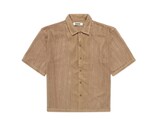 Woodbird WBWang Lace Shirt Taupe Brown 2526 701