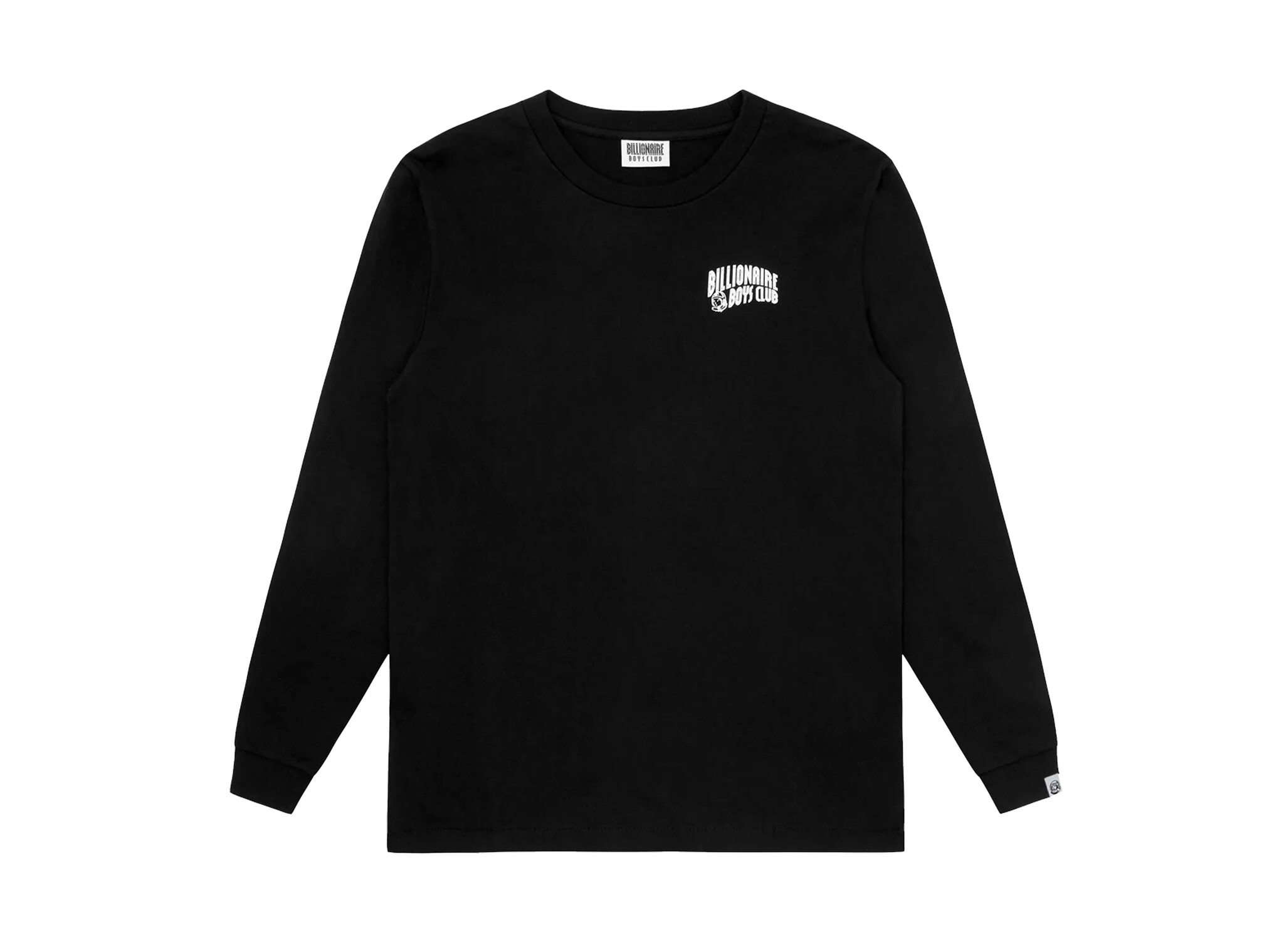 Small Arch Logo LS T Shirt Black BC007 Billionaire Boys Club Small Arch Logo LS T Shirt Black BC007
