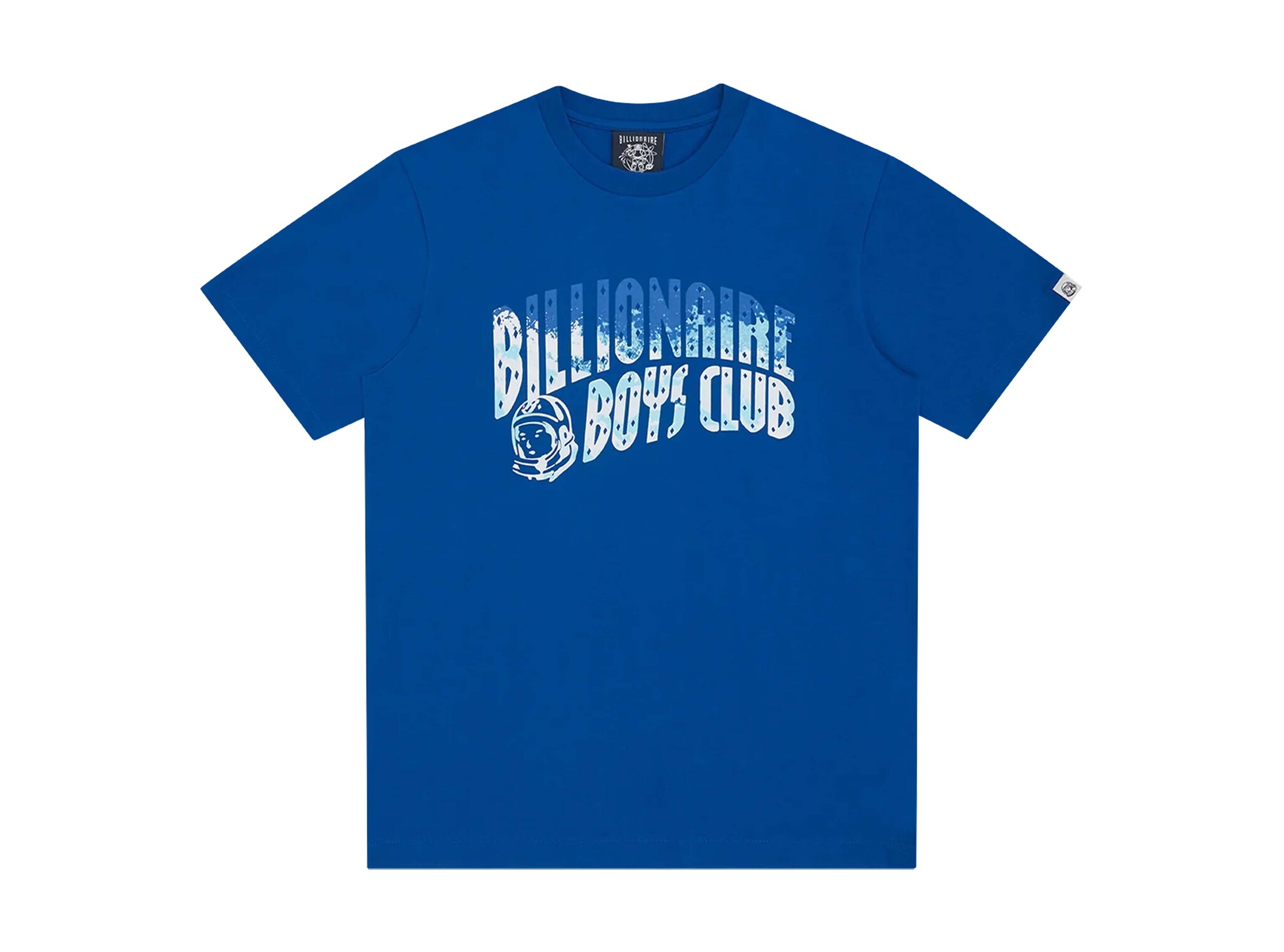 Great Wave Fill Arch Logo T Shirt Blue B25255 Billionaire Boys Club Great Wave Fill Arch Logo T Shirt Blue B25255