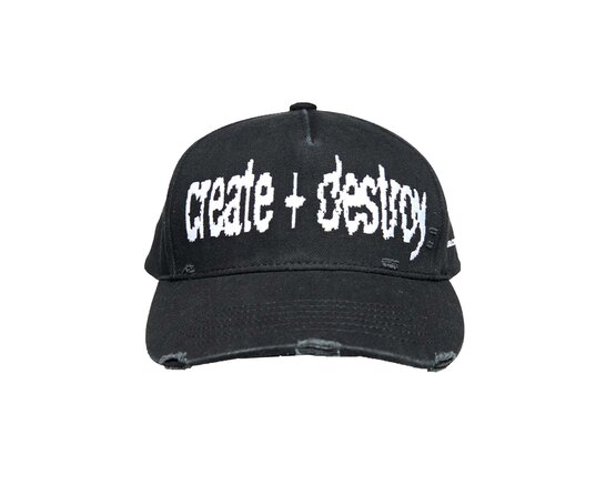 Global Warning Create + Destroy Trucker Cap Black DDCDTC