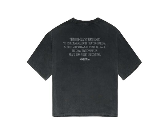 Global Warning Create + Destroy T-shirt Washed Black DDCDWB
